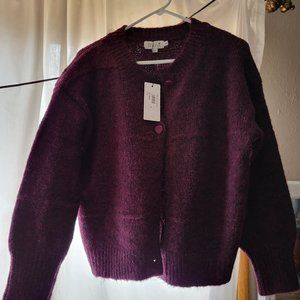 NWT Molly Bracken Plum Soft Cardigan 💜 Med